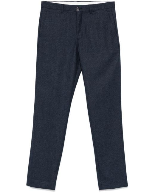 Paul Smith Blue Jacquard Trousers for men