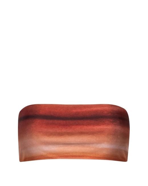 Baobab Red Galo Strapless Bikini Top
