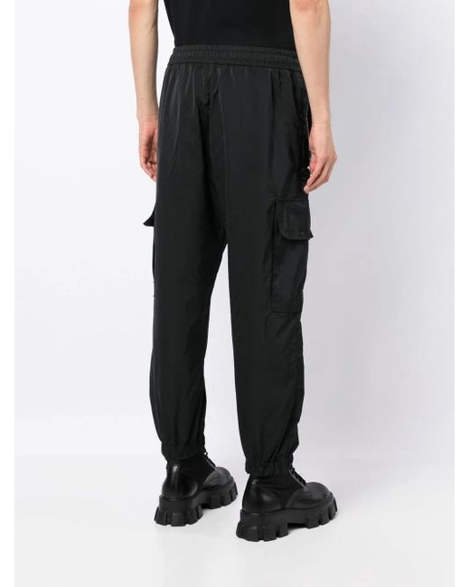 Balmain Black Tapered Cargos for men