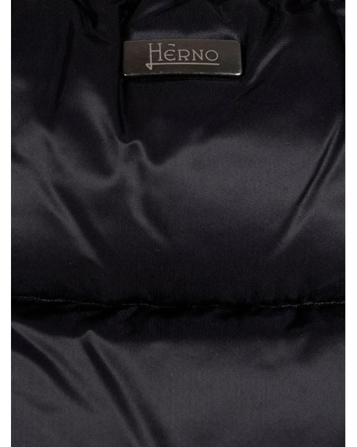 Herno Bodywarmer Met Capuchon in het Black voor heren