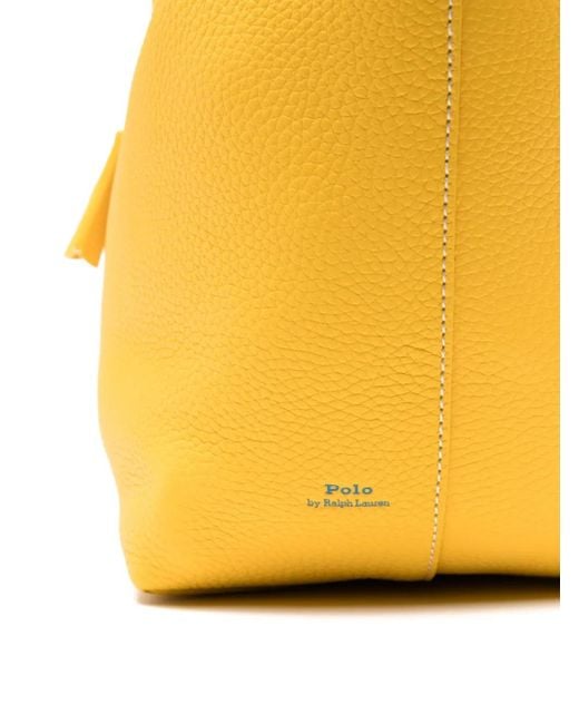 Polo Ralph Lauren Yellow Medium Polo Play Tote Bag