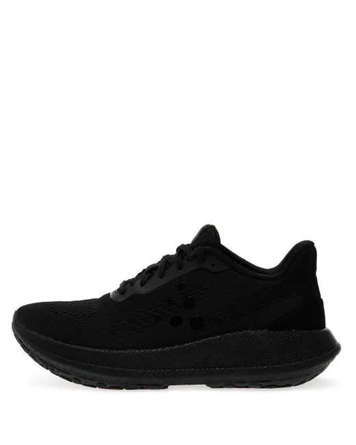 C.r.a.f.t Black Lace-Up Sneakers