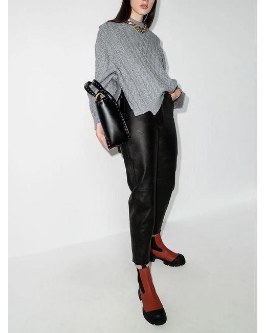 Stella McCartney Black Hailey Cropped Trousers
