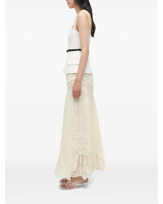 Jonathan Simkhai White Mckinnon A-Line Maxi Dress