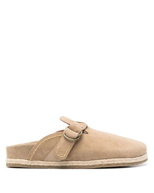メンズ Polo Ralph Lauren Turbach スエード クロッグサンダル Natural