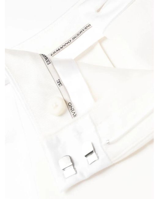 Ermanno Scervino White Cropped Pants