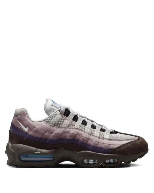 Nike Brown Air Max 95 Logo-Detail Sneakers for men