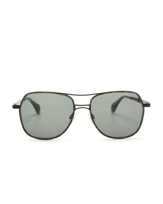 Vivienne Westwood Pilotenbrille mit Logo-Gravur in Gray für Herren
