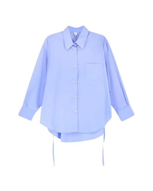 Aspesi Blue Patch Pocket Cotton Shirt