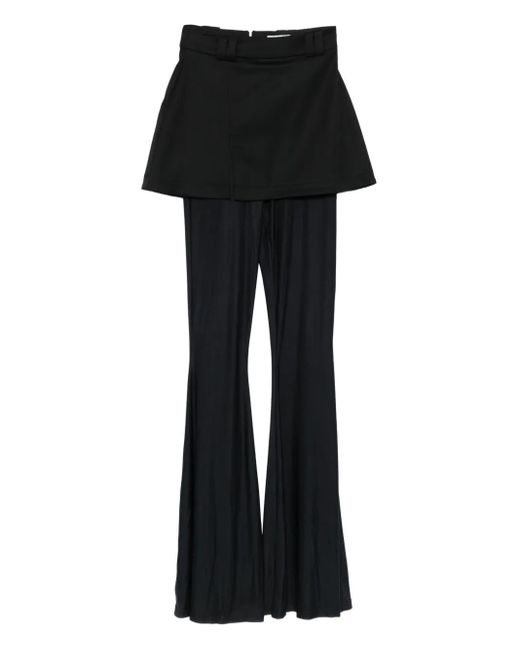 Vestiaire d'un Oiseau Libre ベルトループ スカートパンツ Black