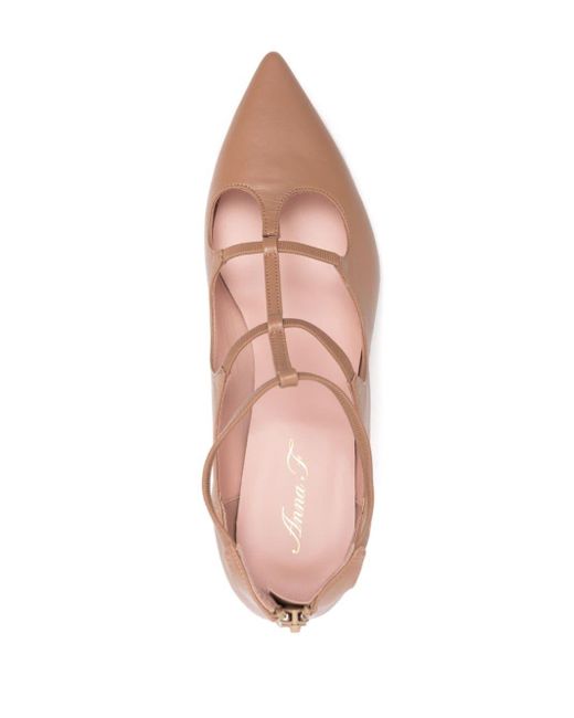 Zapatos con tacón de 45mm Anna F. de color Pink