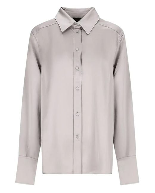 Camisa de manga larga ANDAMANE de color Gray