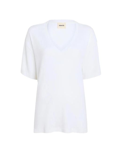 Khaite White Linda Tshirt