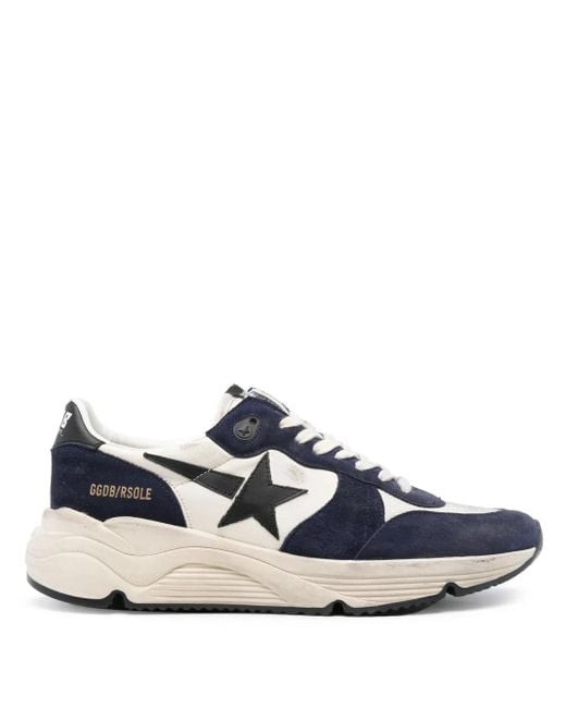 Golden Goose Deluxe Brand Blue Sneakers for men