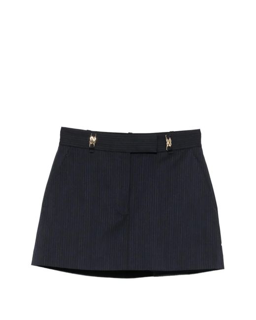 Sandro Blue Pinstripe Skort
