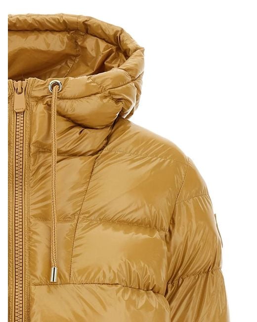 Pinko Yellow Quilted Padded Jacket
