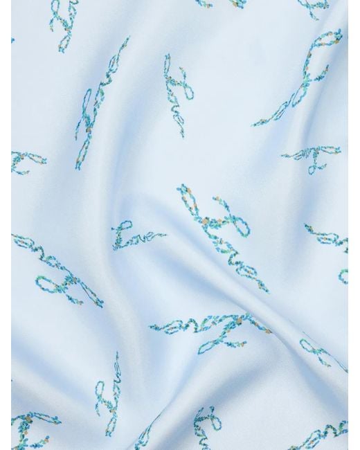 Paul Smith Blue Light- Love-Print Bandana for men