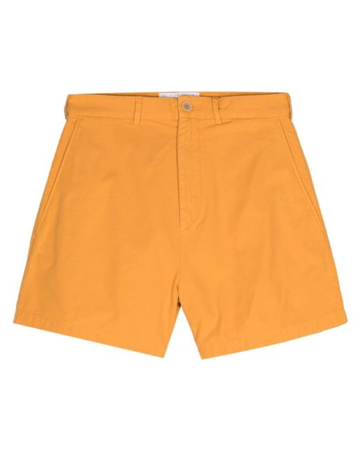 RANRA Orange Canvas Bermuda Shorts for men