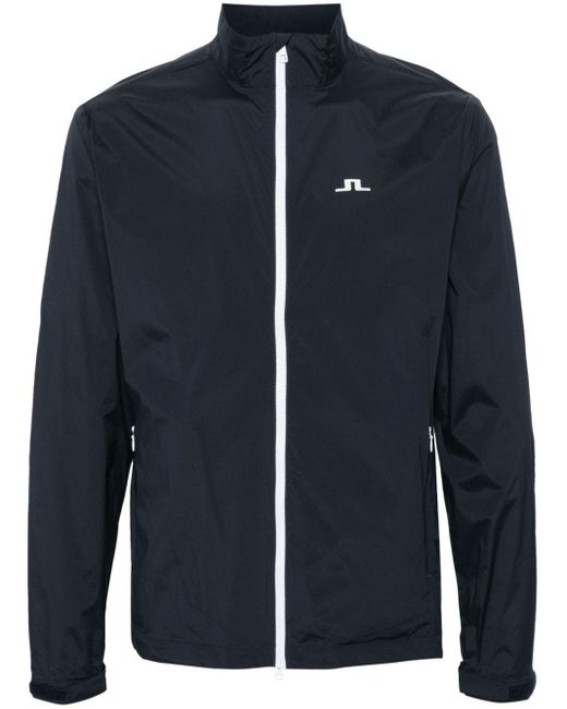 J.Lindeberg Blue Ash Zip-up Lightweight Jacket for men