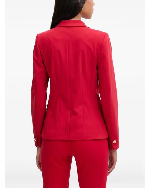 Morgan Red Double-Breasted Blazer