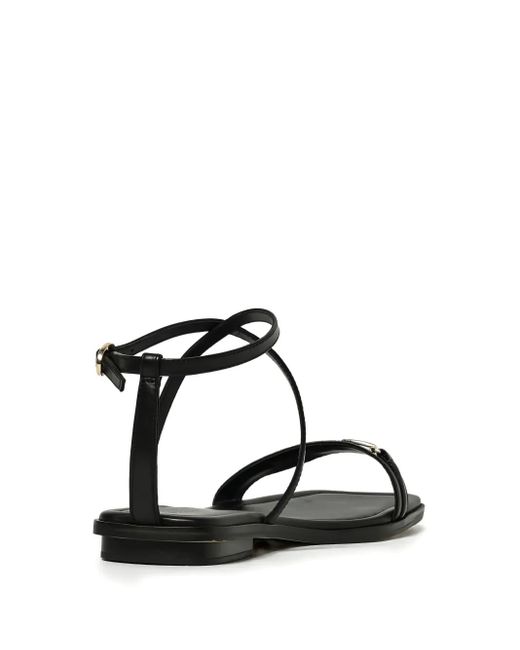 MICHAEL Michael Kors Black Buckle-Fastening Crisscross Sandals