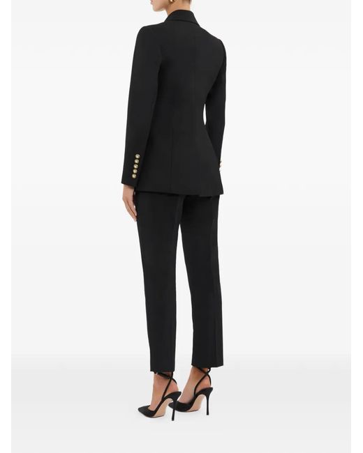 Rebecca Vallance Black Millicent Double-Breasted Blazer