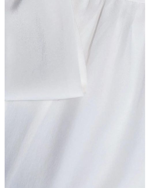 Lethicia Bronstein リボンネック ブラウス White