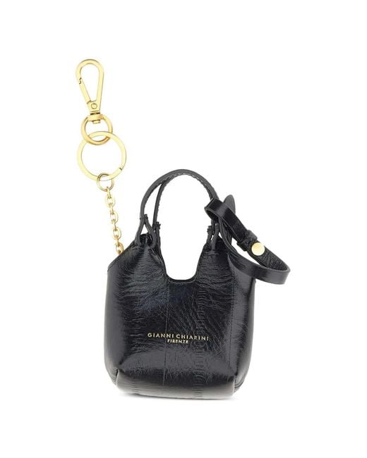 Gianni Chiarini Blue Dua Leather Keyring