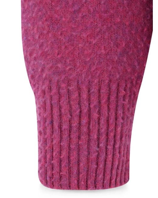 Roberto Collina Purple Pull À Col Rond for men
