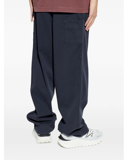 Pantalones Con Bolsillos De Parche Moncler de hombre de color Blue