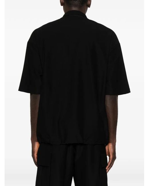 Comme des Garçons Black Elasticated-Hem Polo Shirt for men