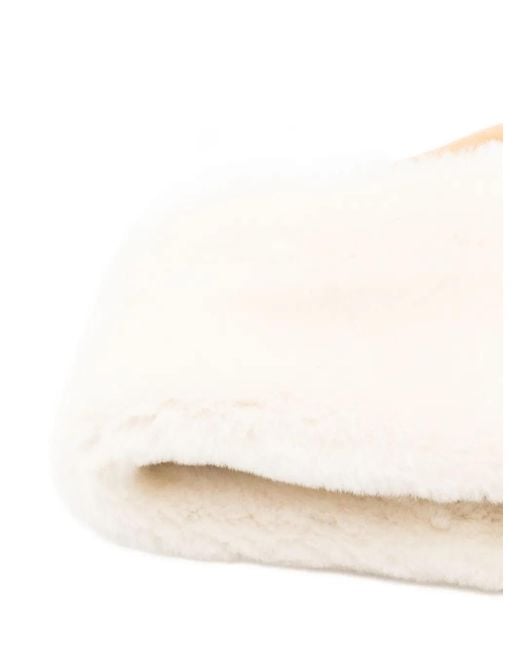Totême  White Shearling Hat