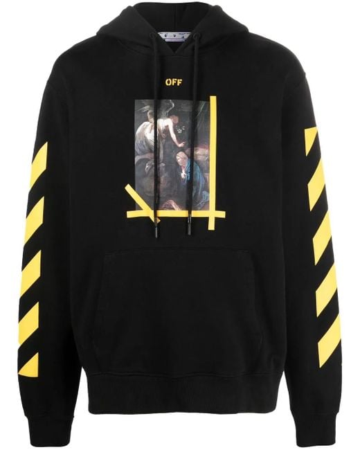 Hoodie À Imprimé Caravaggio Off-White c/o Virgil Abloh pour homme en coloris Black