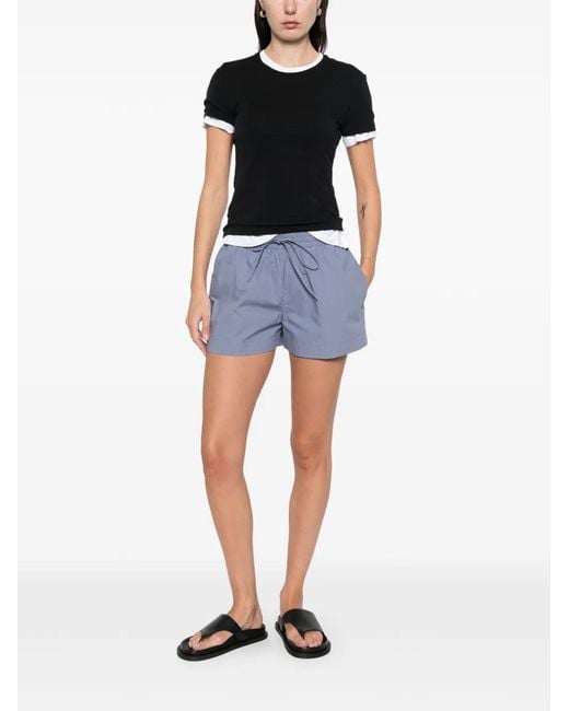 Matteau Blue Drawstring Shorts