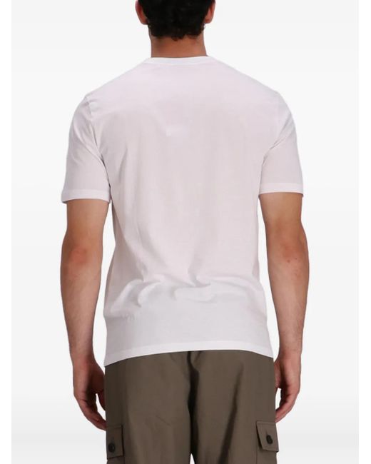 HUGO Pink Graphic-Print T-Shirt for men