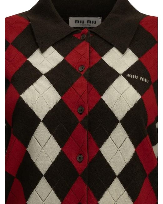 Miu Miu Black Cashmere Cardigan