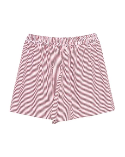 Monse Red Deconstructed Shorts