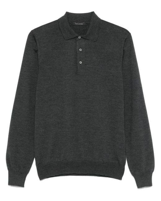 Tagliatore Gray Palmer Polo Shirt for men