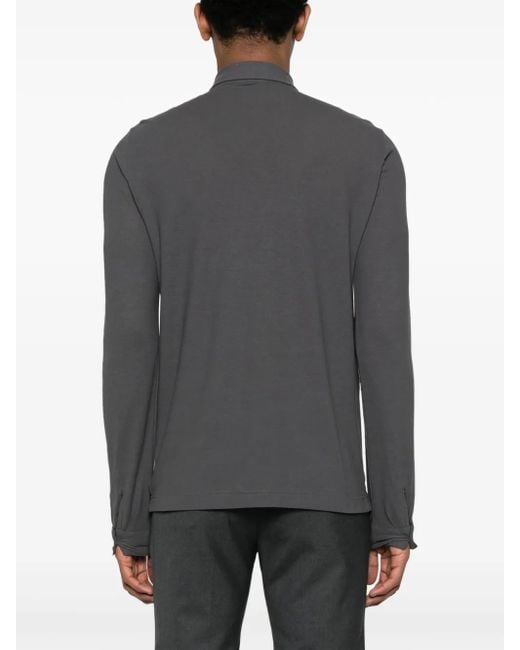 Polo Ice Zanone de hombre de color Gray