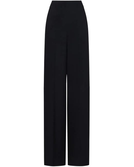 Emporio Armani Black Crepe Trousers