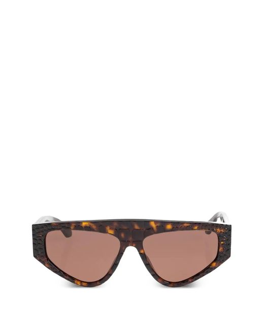 Alaïa Pink Lunettes De Soleil À Effet Écaille De Tortue