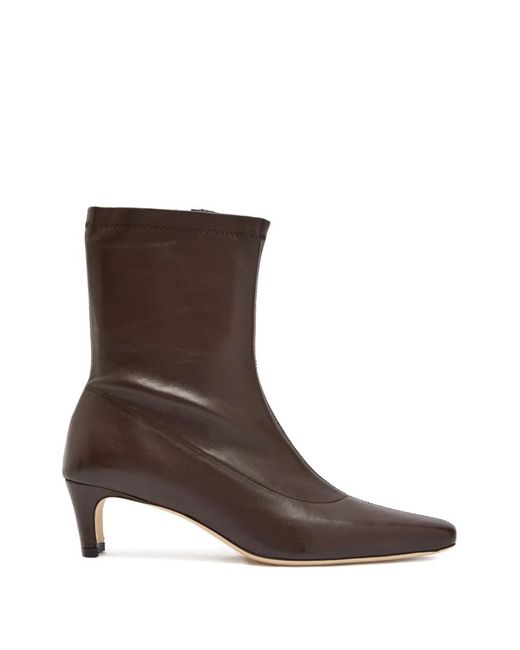 Staud Brown Wally Ankle Boots