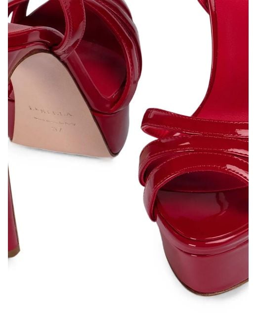Le Silla Red Lola Sandals