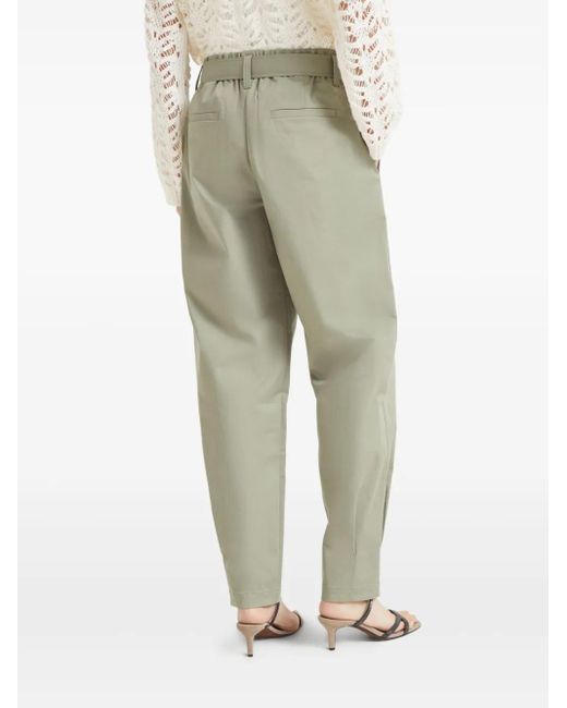 Brunello Cucinelli ベルテッド パンツ Green