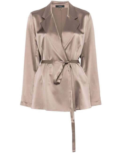 Joseph Natural Joubert Jacket Silk Satin By