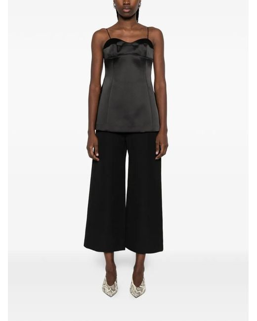 Rohe Black Satin Top