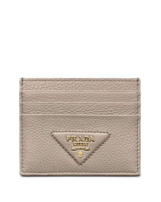 Prada Natural Leather Card Holder