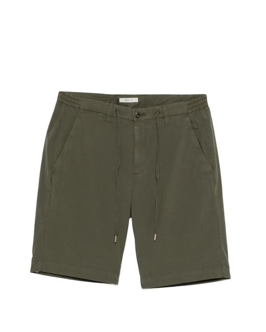 Briglia 1949 Green Drawstring Tailored Shorts for men