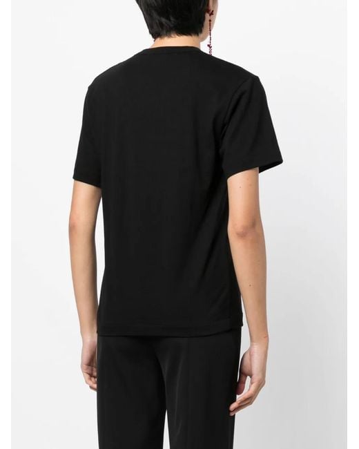 Comme des Garçons Black Cotton T-Shirt