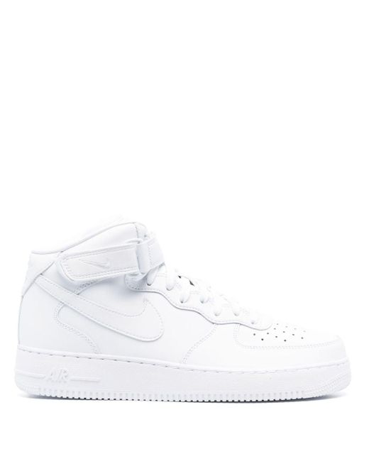 nike white air force 1 high top